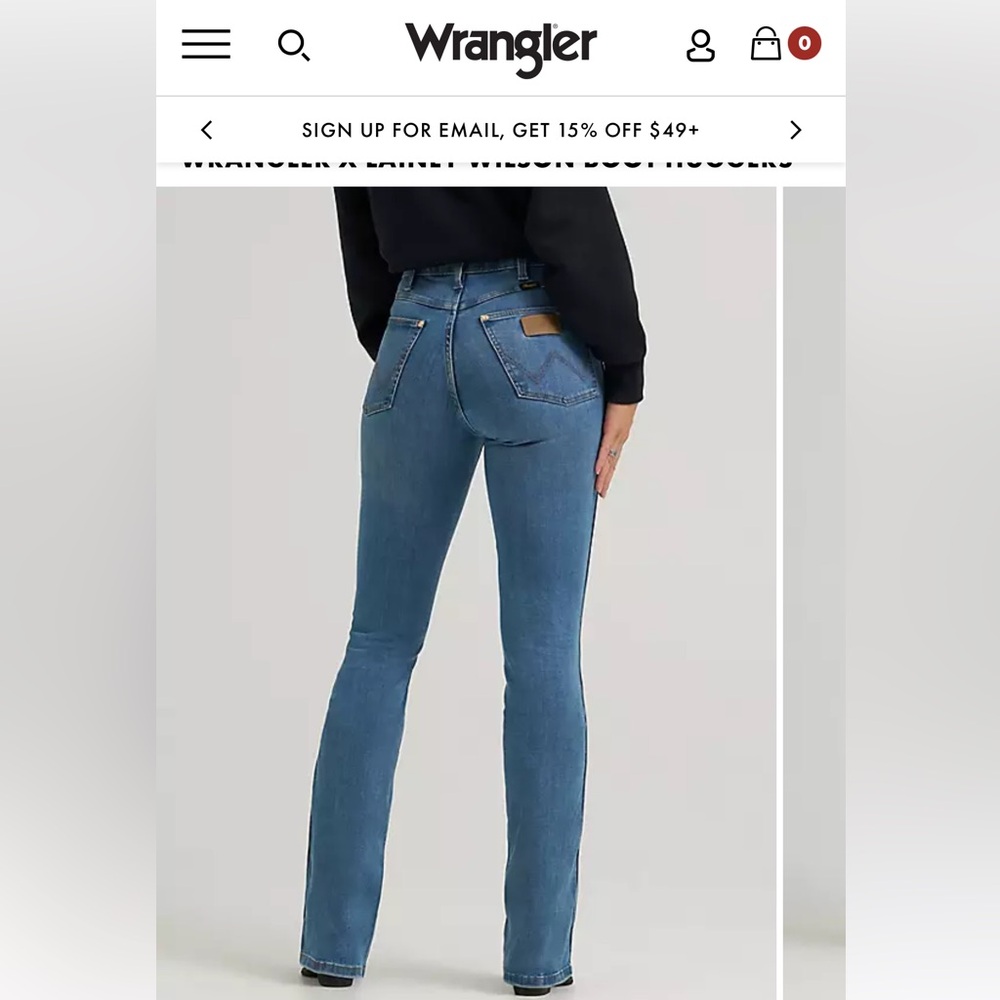 Wrangler Lainey Wilson jeans